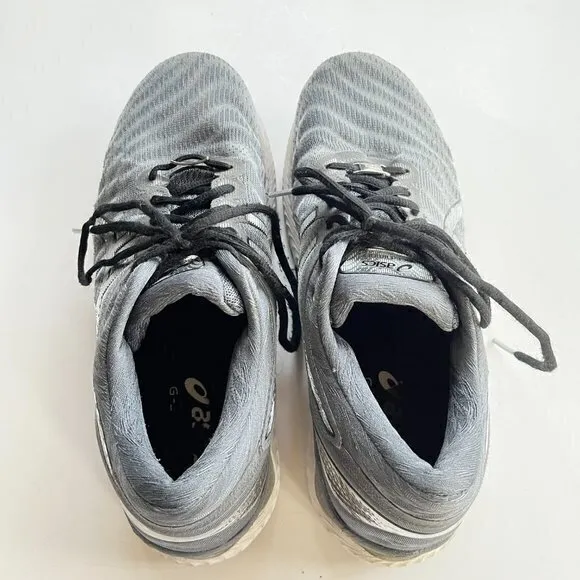 Asics GEL-Nimbus 22 Platinum Men Running Shoes Carrier Grey Size 9 Athletic‎