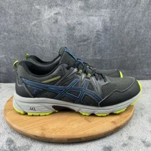 Asics Gel Venture 8 Shoes Mens Size 11 Black Gray Running Training Sneakers
