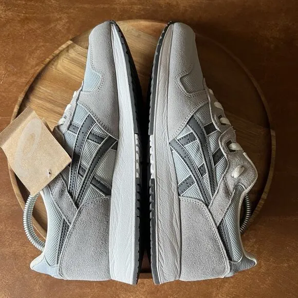 Asics Lyte Classic Piedmont Grey Casual Suede Shoe Sneakers Men's Size 10