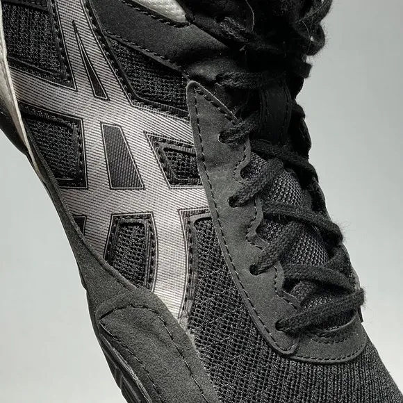 Asics MATFLEX 6 Wrestling Shoes Mens 13 Black White Boxing Training Workout