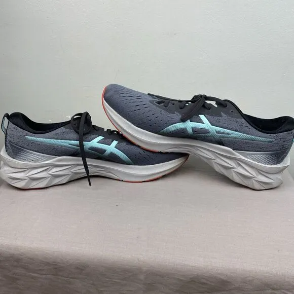 ASICS shoes men's 11 gray lace novablast 2 1011b192