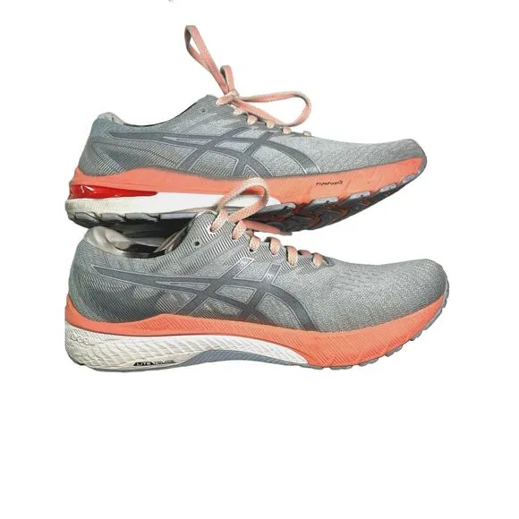 ASICS women’s GT-2000 10 Running Shoes, Trainers, Gray/Pink, Athletic Trainers