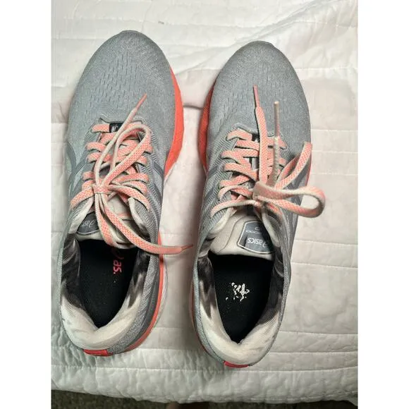 ASICS women’s GT-2000 10 Running Shoes, Trainers, Gray/Pink, Athletic Trainers