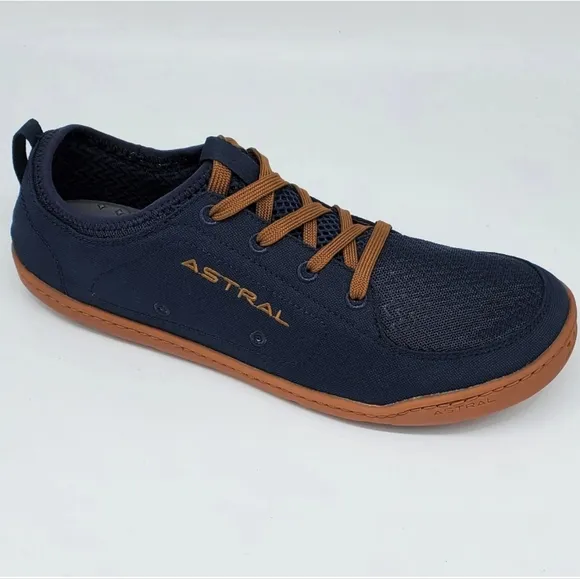 Astral Men's Loyak Minimalist Shoe Navy Brown Size 8 EU 41 1/3