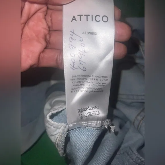 Attico Light Blue Women's Jeans size 28- Runs Small