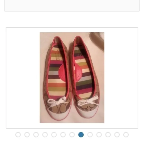 Authentic COACH LANDON FLAT SHOES SIZE 8.5