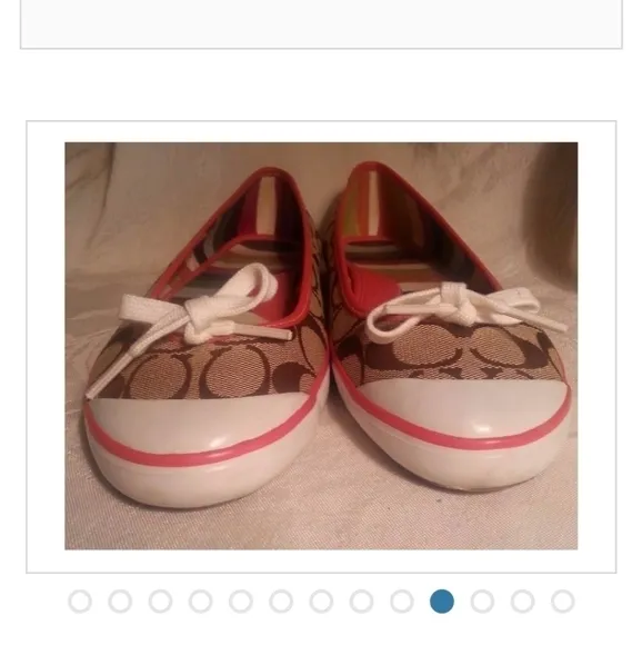 Authentic COACH LANDON FLAT SHOES SIZE 8.5