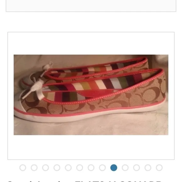 Authentic COACH LANDON FLAT SHOES SIZE 8.5