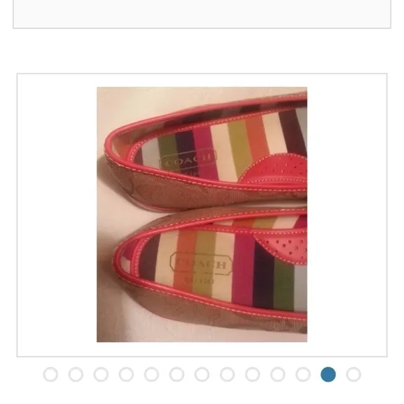 Authentic COACH LANDON FLAT SHOES SIZE 8.5