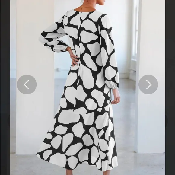 AYR The Fancy Lady Silk Midi Dress In Modern Art Size Small