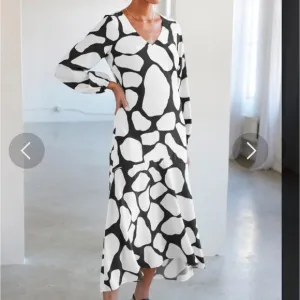 AYR The Fancy Lady Silk Midi Dress In Modern Art Size Small