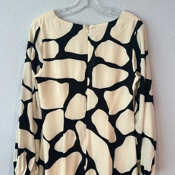 AYR The Fancy Lady Silk Midi Dress In Modern Art Size Small