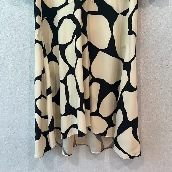 AYR The Fancy Lady Silk Midi Dress In Modern Art Size Small