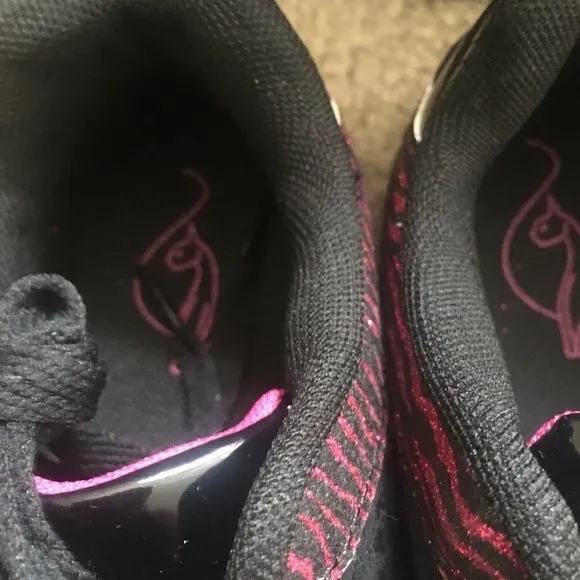 Baby Phat Girls Black Pink Casual Sneakers Shoes Choose Your Size