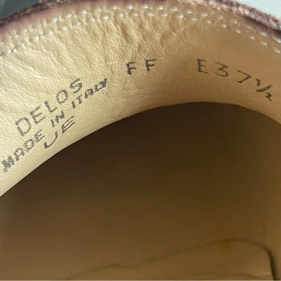 Bally Of Switzerland Delos Chocolate Brown Driving Loafers Size 37.5