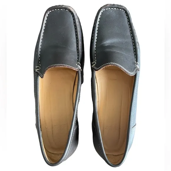 Bally Of Switzerland Delos Chocolate Brown Driving Loafers Size 37.5