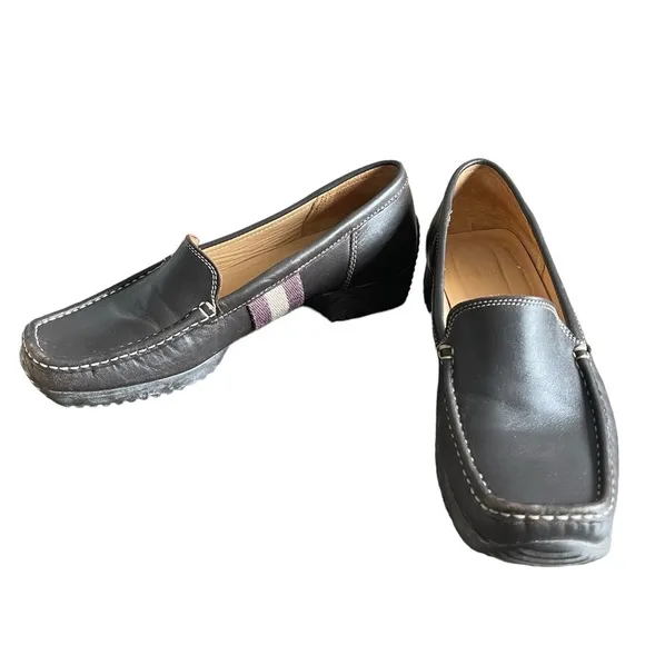 Bally Of Switzerland Delos Chocolate Brown Driving Loafers Size 37.5