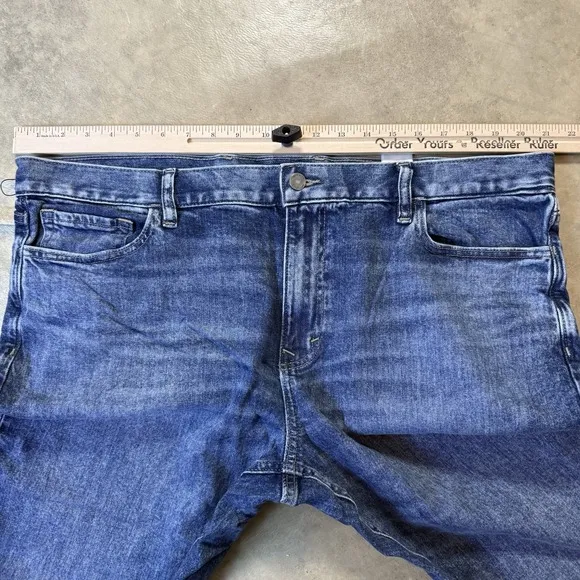 Banana Republic Jeans Mens Size 42x32 Blue Slim Fit Med Wash Denim