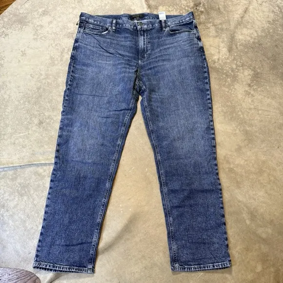 Banana Republic Jeans Mens Size 42x32 Blue Slim Fit Med Wash Denim