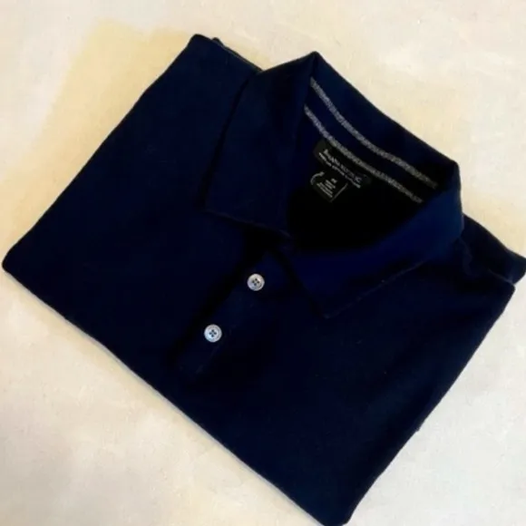 Banana Republic  Medium Cashmere/Cotton Short Sleeve Polo Sweater‌‌‌‌‌‌