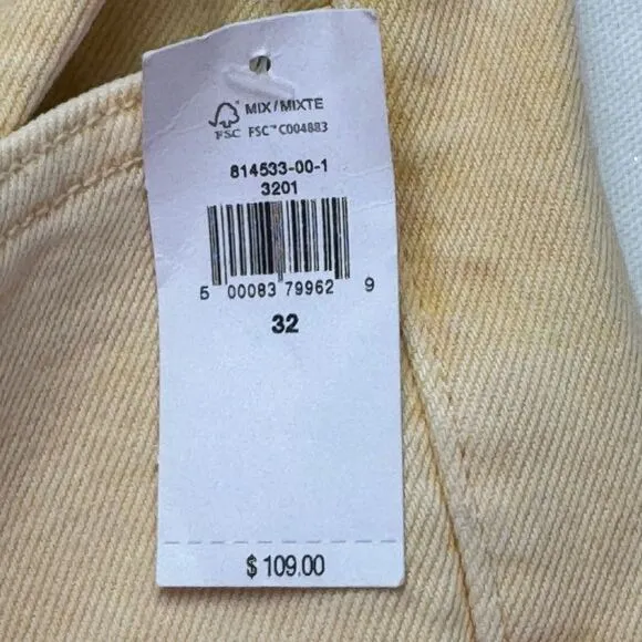Banana Republic NWT Yellow Jeans