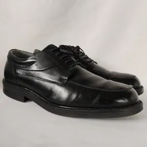 Bass Men's Size 12M Black Leather Oxfords Comfortable Dressy Lace Up Work Shoes