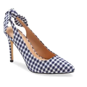 BCBG Henaya Pointed Toe Gingham Pump