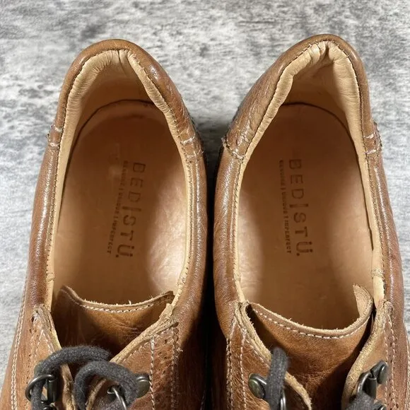 Bed Stu Mens Shoes Workshop Brown Leather Casual Style Distressed Size 11