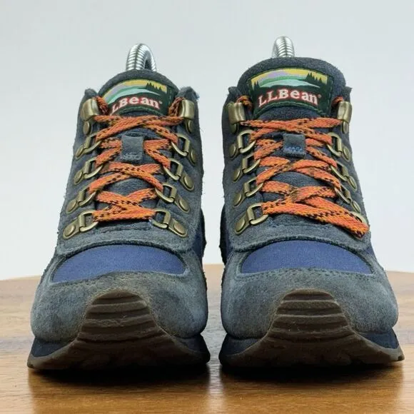 Big Kids LL bean Katahdin Waterproof Blue Athletic Hiking‎ Boots Shoes Size 2 Y