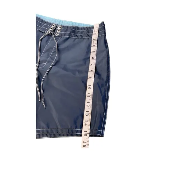 Birdwell Beach Britches Mens 30 Blue Board Shorts Swim Trunks Surfing Vintage