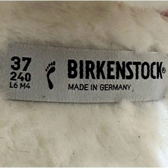 Birkenstock Arizona Shearling  Faux Fur Mountain View Green Women 6 Men 4 Narrow