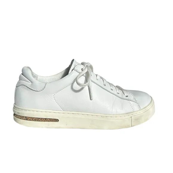 Birkenstock Bend Low Sneaker Leather - Antique White Women’s 38 US 7-7.5