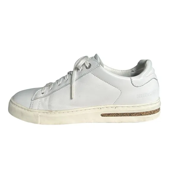 Birkenstock Bend Low Sneaker Leather - Antique White Women’s 38 US 7-7.5