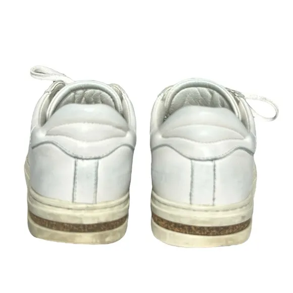 Birkenstock Bend Low Sneaker Leather - Antique White Women’s 38 US 7-7.5