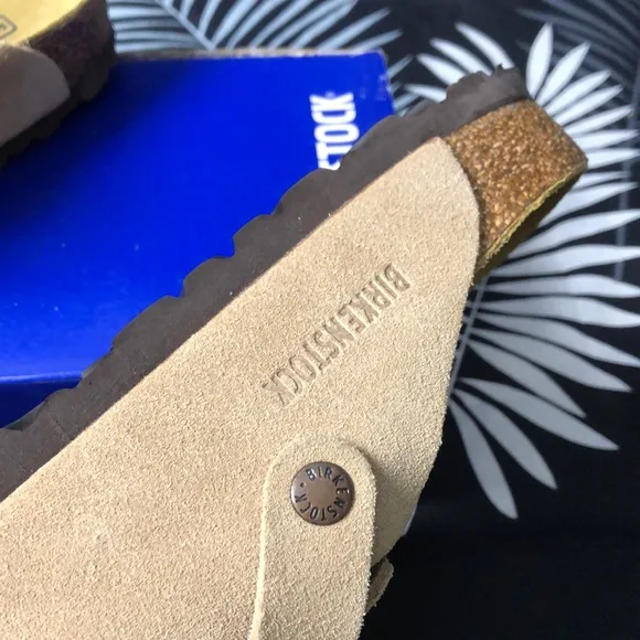 Birkenstock Boston 🌟Cream 🌟Mules Comfortable Slip-On Clogs Narrow