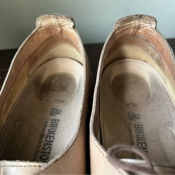 Birkenstock Perugia Women’s Sz 39 US 8 Shoes Minimalist Leather Oxford Preppy