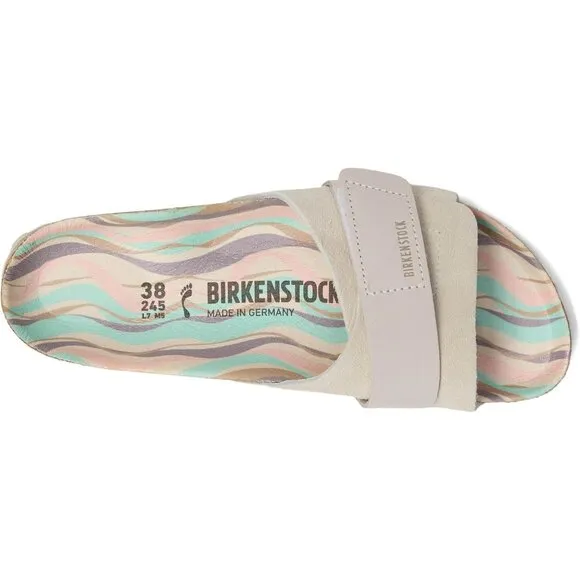 Birkenstock Shoes Oita Antique White Printed Footbed Sandals