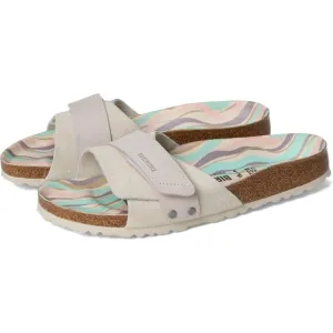 Birkenstock Shoes Oita Antique White Printed Footbed Sandals