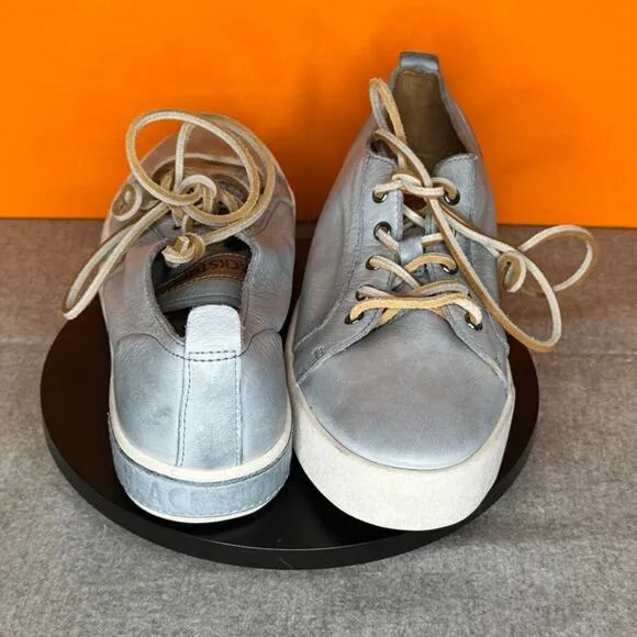 Blackstone JL21 Sky Blue Leather Sneaker Size EU 39 US 9