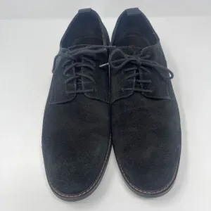 Blondo Men's Black Suede Kenny Plain Toe Derby Shoes Size 11M