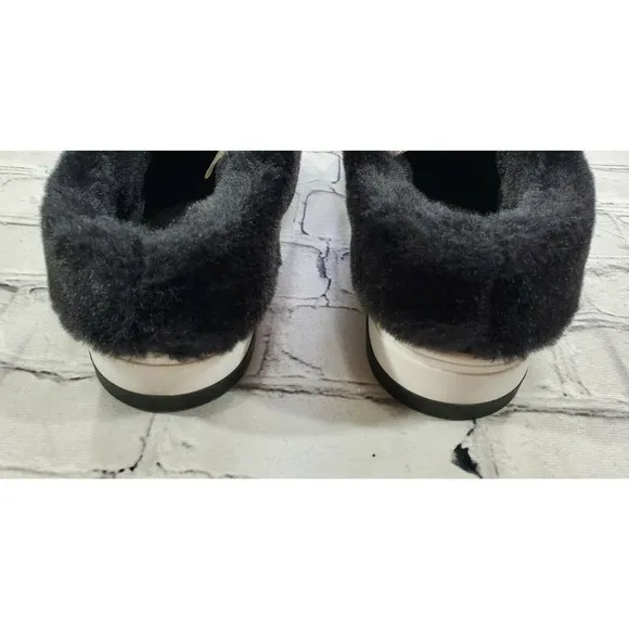 Blondo Waterproof Slip On Shoes Fur Lined Black WOMENS SIZE 6.5 M
