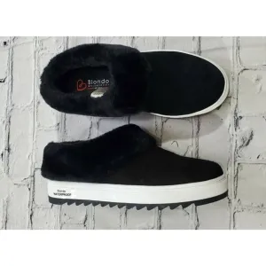 Blondo Waterproof Slip On Shoes Fur Lined Black WOMENS SIZE 6.5 M