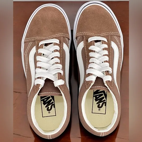 Brand New Old Skool Vans Brown Suede Women Size 5.5 Women Size 5.5