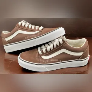Brand New Old Skool Vans Brown Suede Women Size 5.5 Women Size 5.5