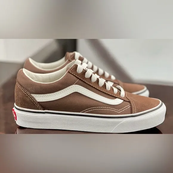 Brand New Old Skool Vans Brown Suede Women Size 5.5 Women Size 5.5