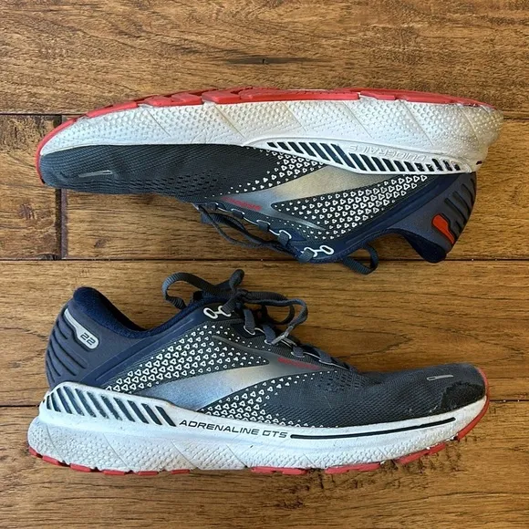 Brooks Adrenaline GTS 22 Road Running Shoes Cushioned Support Men's Size 8 Wide