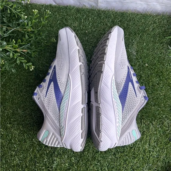 BROOKS Adrenaline GTS 22 Women Alloy/Blue/GreenRunning Shoes SIZE  9 NEW