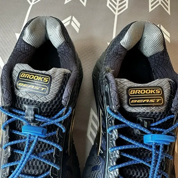 Brooks Beast DNA Flex TRA Men Dark Blue Running Shoes Size 8.5 Medium D