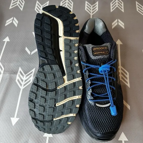 Brooks Beast DNA Flex TRA Men Dark Blue Running Shoes Size 8.5 Medium D