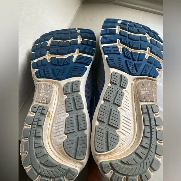 Brooks Ghost 12 Running Walking Training Shoes Gray Blue Men's Sz 12 Read